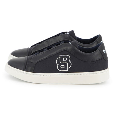 BOSS Tenis para niño y adolescente sin agujetas azul marino